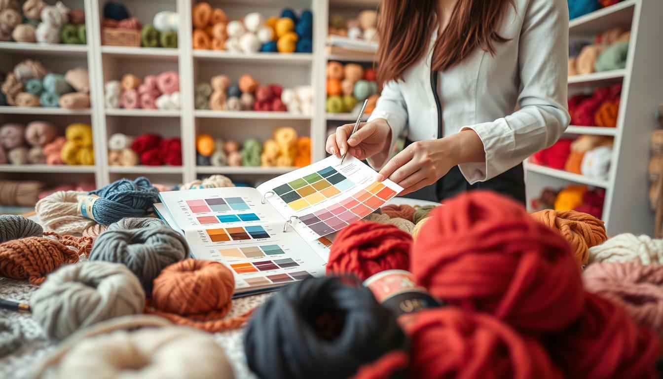 crochet color approval process