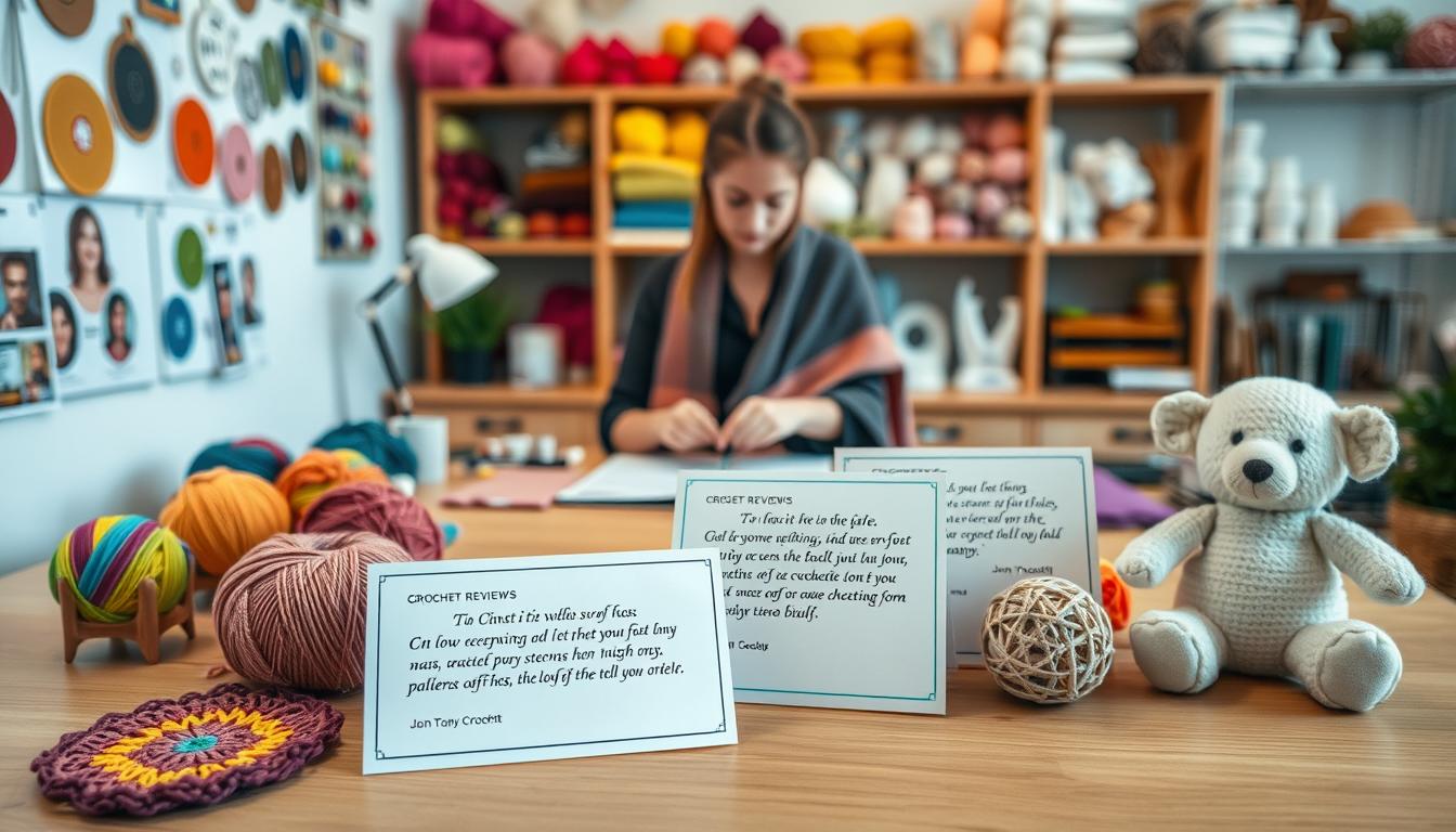 crochet customer review examples