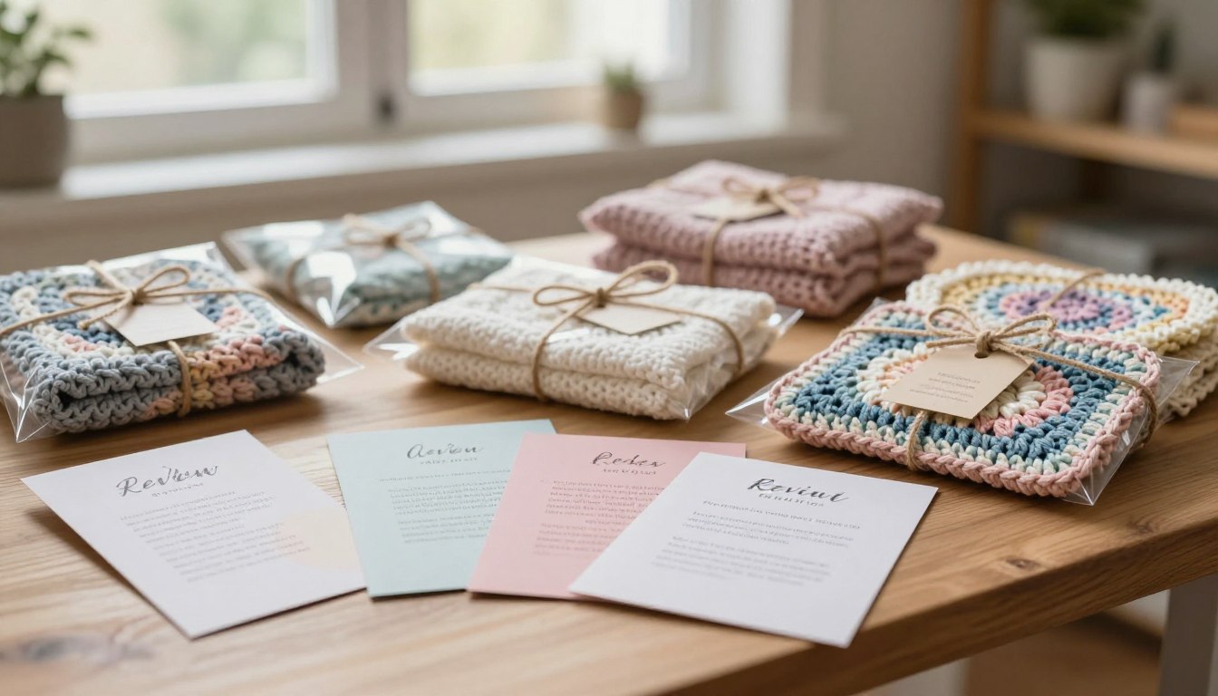 crochet packaging ideas for small business