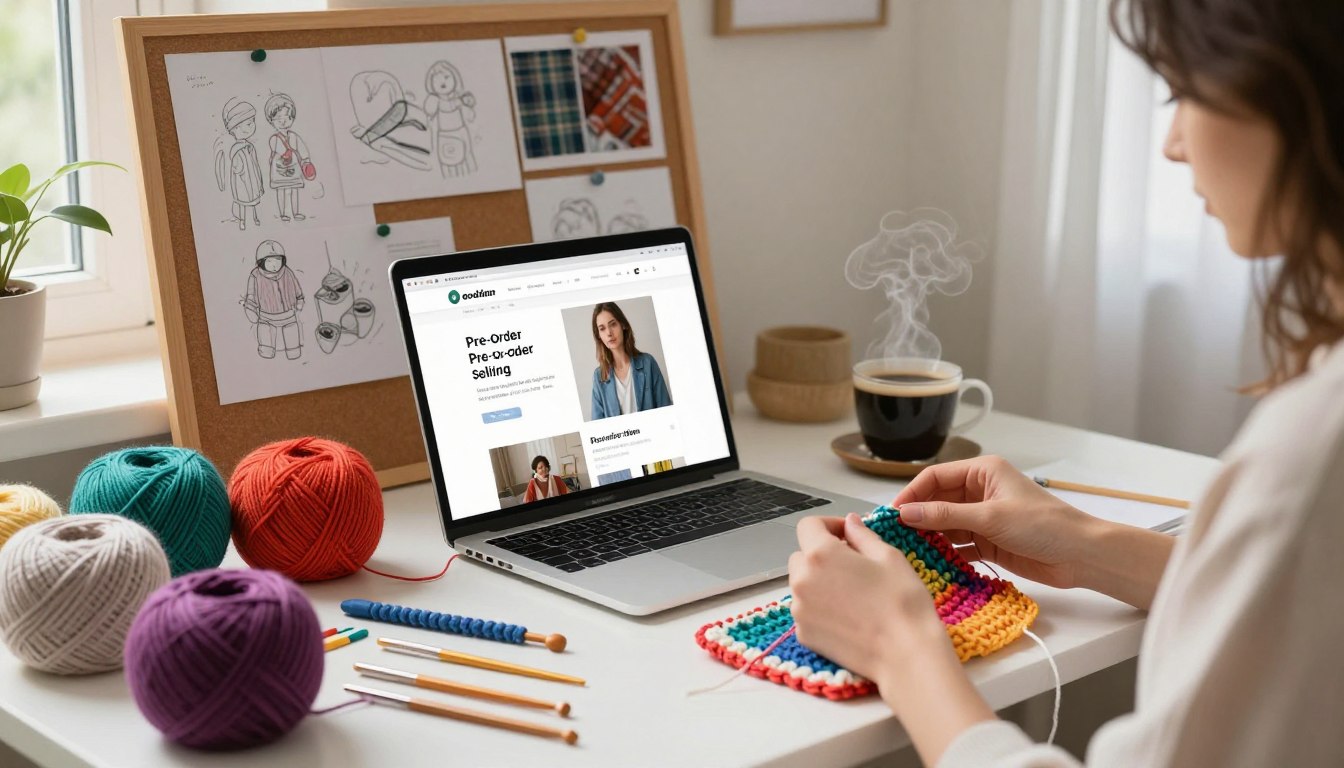 crochet pre-order marketing
