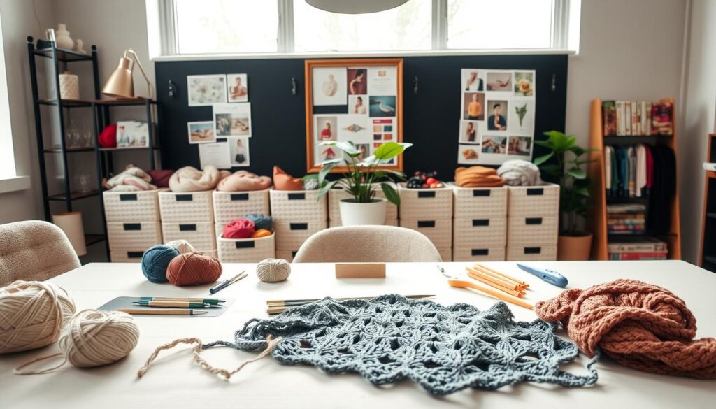 professional crochet business setup